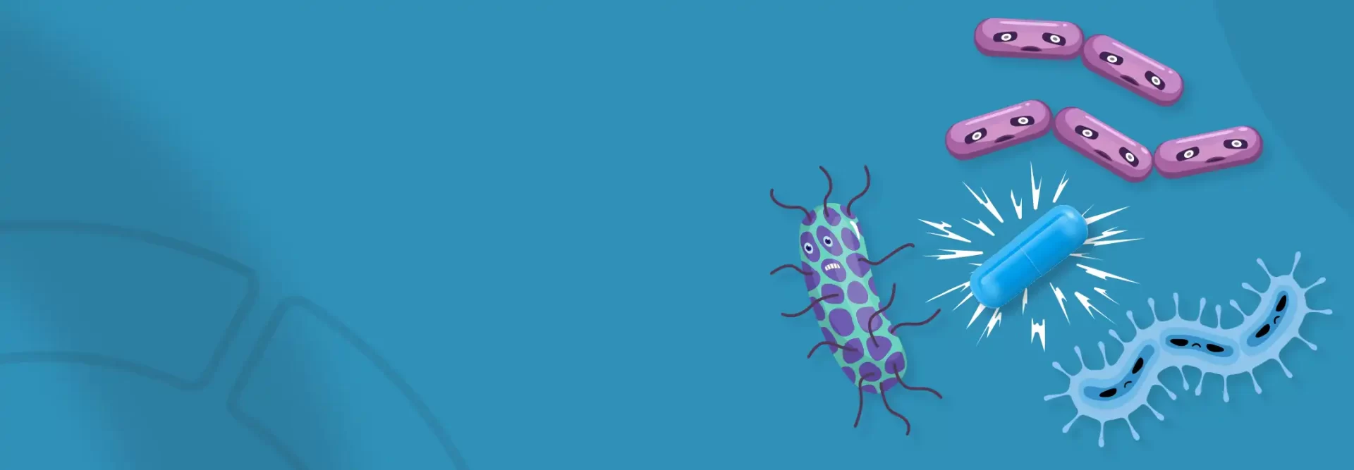 Illustration of Doxy-PEP warding off STIs